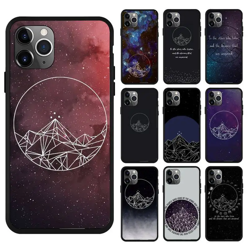 

A Court of Mist and Fury Sarah J Maas Phone Case For iphone 13 11 12 Pro Max 8 7 6 5 s XR PLUS X XS Mini Shell Cover Fundas
