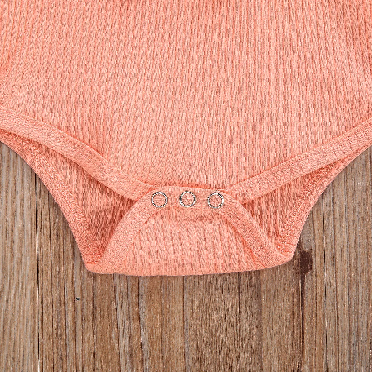 

0-24M Spring Autumn Baby Romper Newborn Infant Baby Girl Solid Color Round-Neck Ruffle Long-Sleeves Bowknot Rompers Outfits