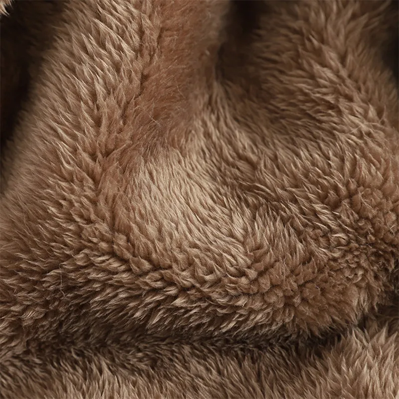 MUMUZI/женская одежда из овечьего меха Женская длинная стильная зимняя флисовая