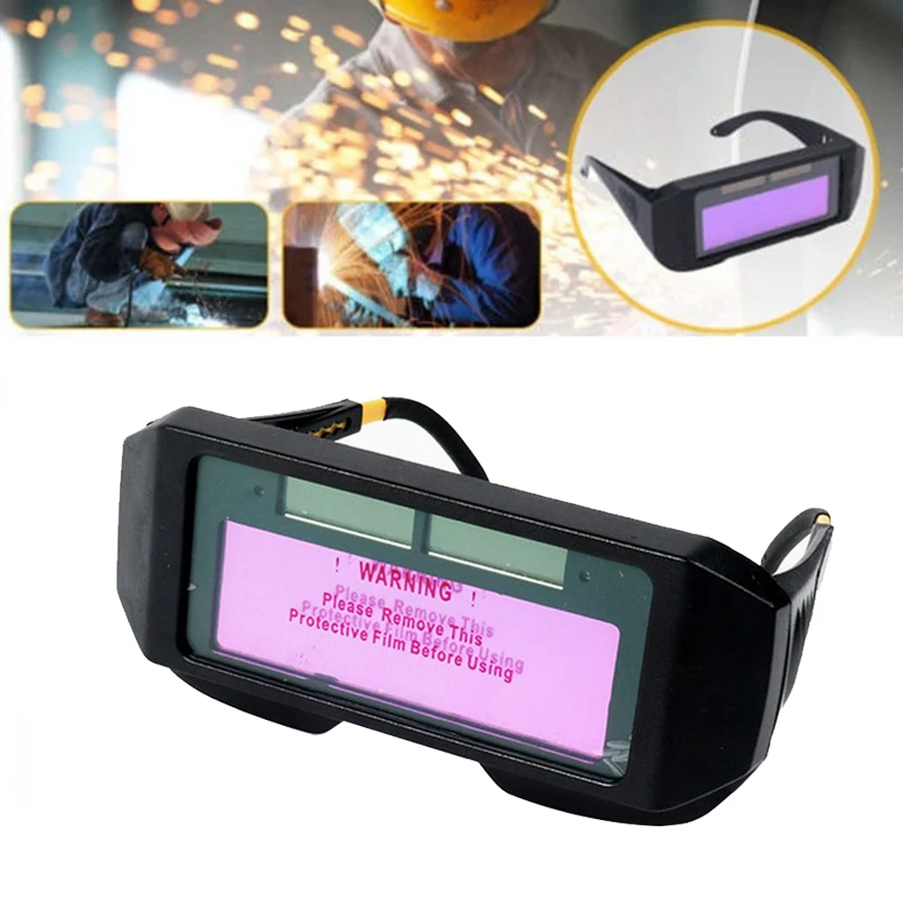 

New Solar Powered Auto Dimming Welding Glasses Automatic Photoelectric Argon Arc Welding Helmet Protective Mask Welder Goggles