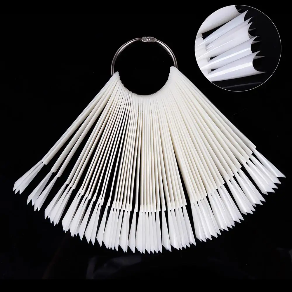 Monja 3 цвета 50 шт. лак для ногтей цветной гель практики демонстрации палитра