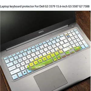 Laptop Keyboard Protector For Dell G3 3579 15.6-inch G5 5587 G7 7588 Notebook Keyboard Cover Protector Dustproof and Waterproof