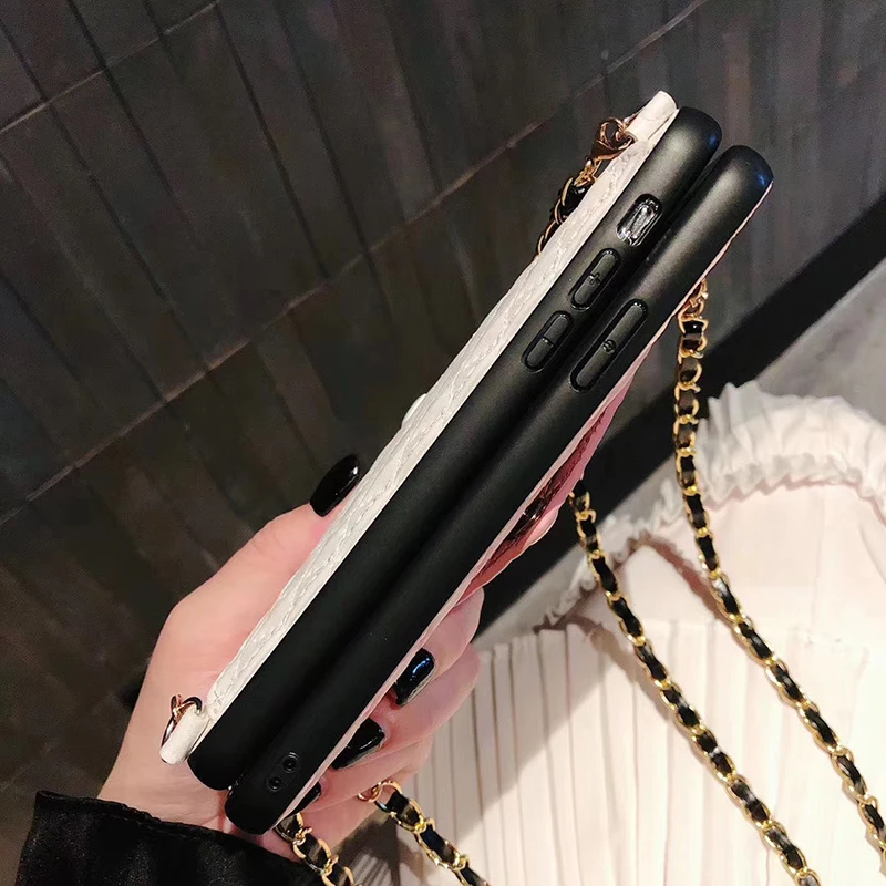 Роскошный брендовый кожаный чехол-конверт для iPhone 12 Mini 11 Pro X XR XS MAX 7 8 Plus SE2020 |