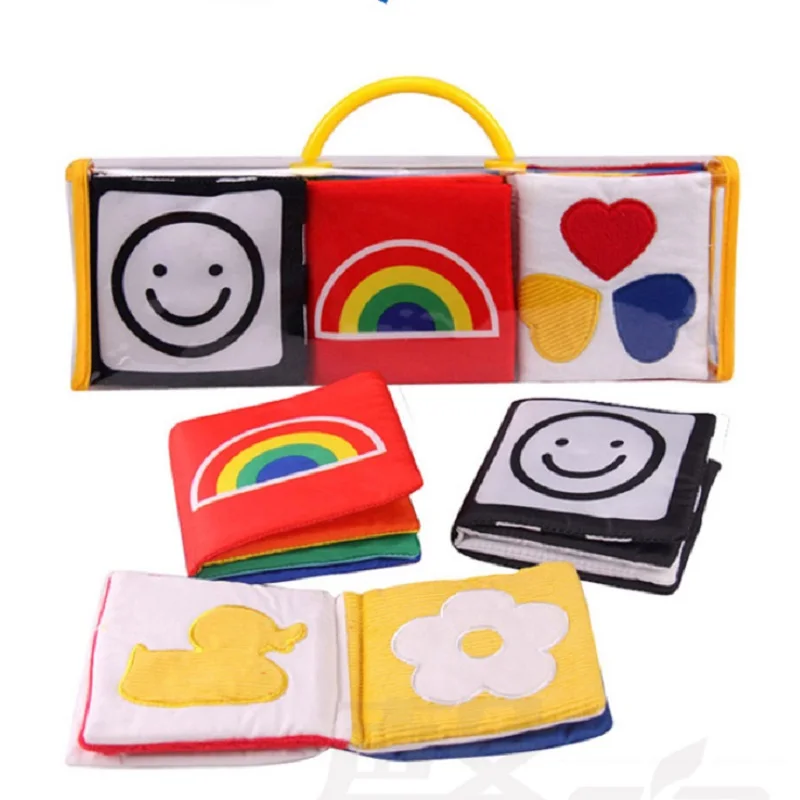 

Baby Toys Cloth Books Soft Baby Books Rustle Sound Baby Quiet Books Infant Early Learning Educational Toys 0 -12 Months Rattles
