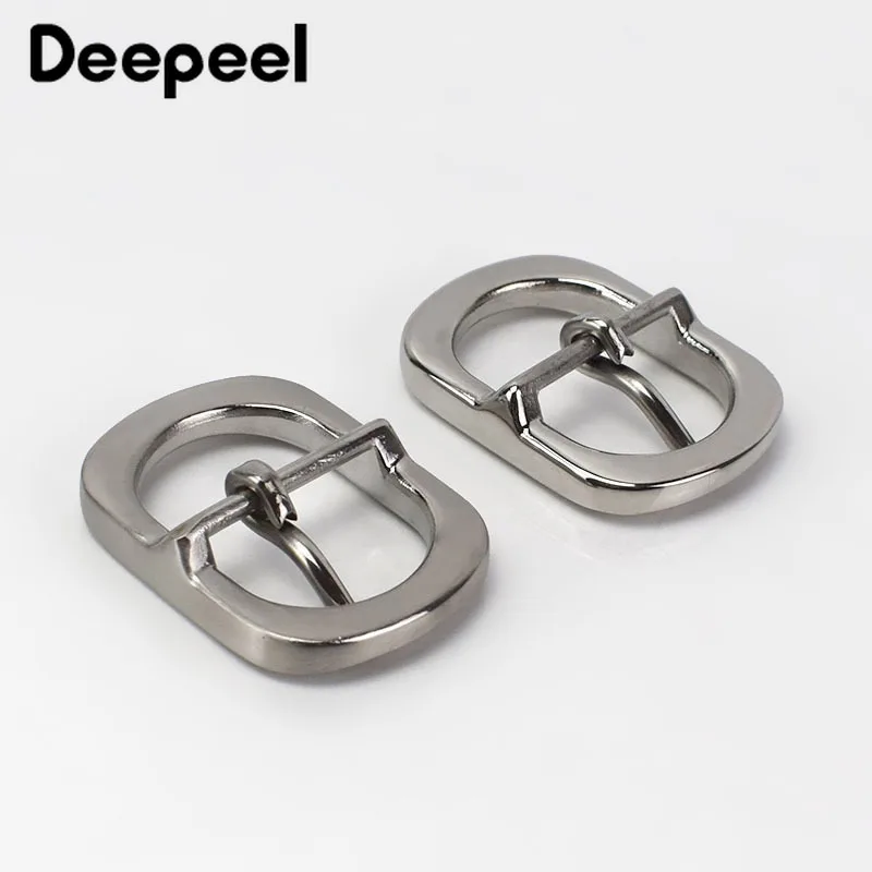 Deepeel 1 шт. модная однотонная металлическая пряжка из нержавеющей стали для ремней