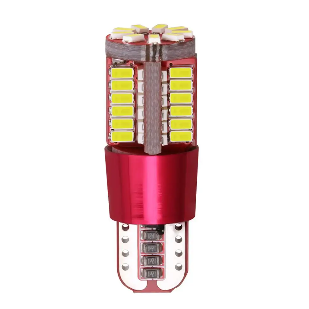T10 3014 No Error Car Marker Light Parking Lamp 57 SMD Motor Wedge Bulb White / Blue Red Yellow Green Ice Purple | Автомобили и