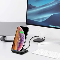 15w wireless charger fast charging station portable for mobile phone home office new arrival