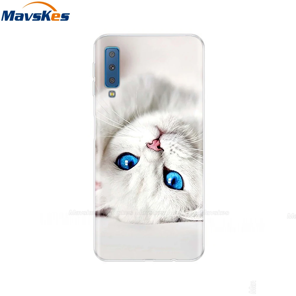 12 Силиконовый чехол для samsung Galaxy A7 чехол A750 A750F чехол 6,0 'TPU чехол для телефона samsung A 7 750 750F Fundas Coque - Цвет: 12