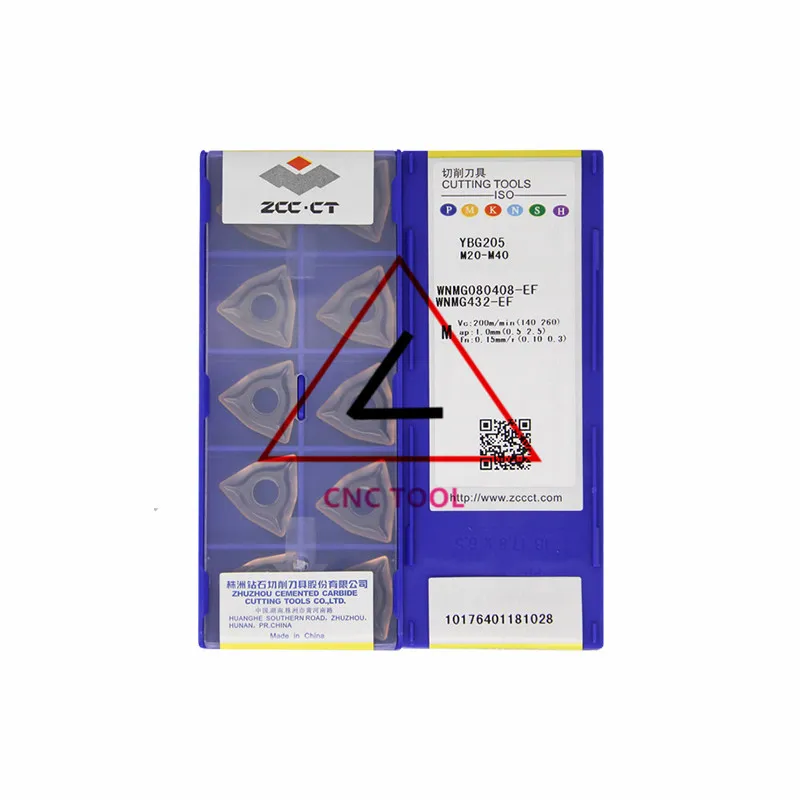 

WNMG080408-EF YBG205 10 шт. оригинальный Китай ZCCCT поворотные вставки