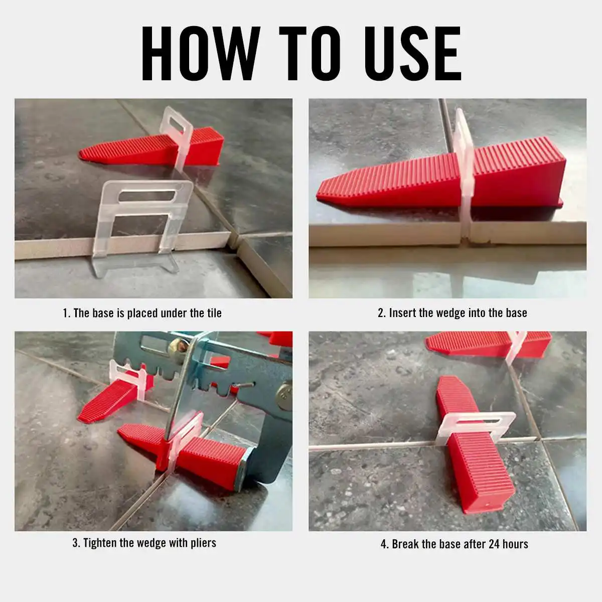 

Free Shipping Hand Tool Pliers Disposable Plastic Bases Plastic Wedges Tile Locator Leveling System Tiling Installation Tool