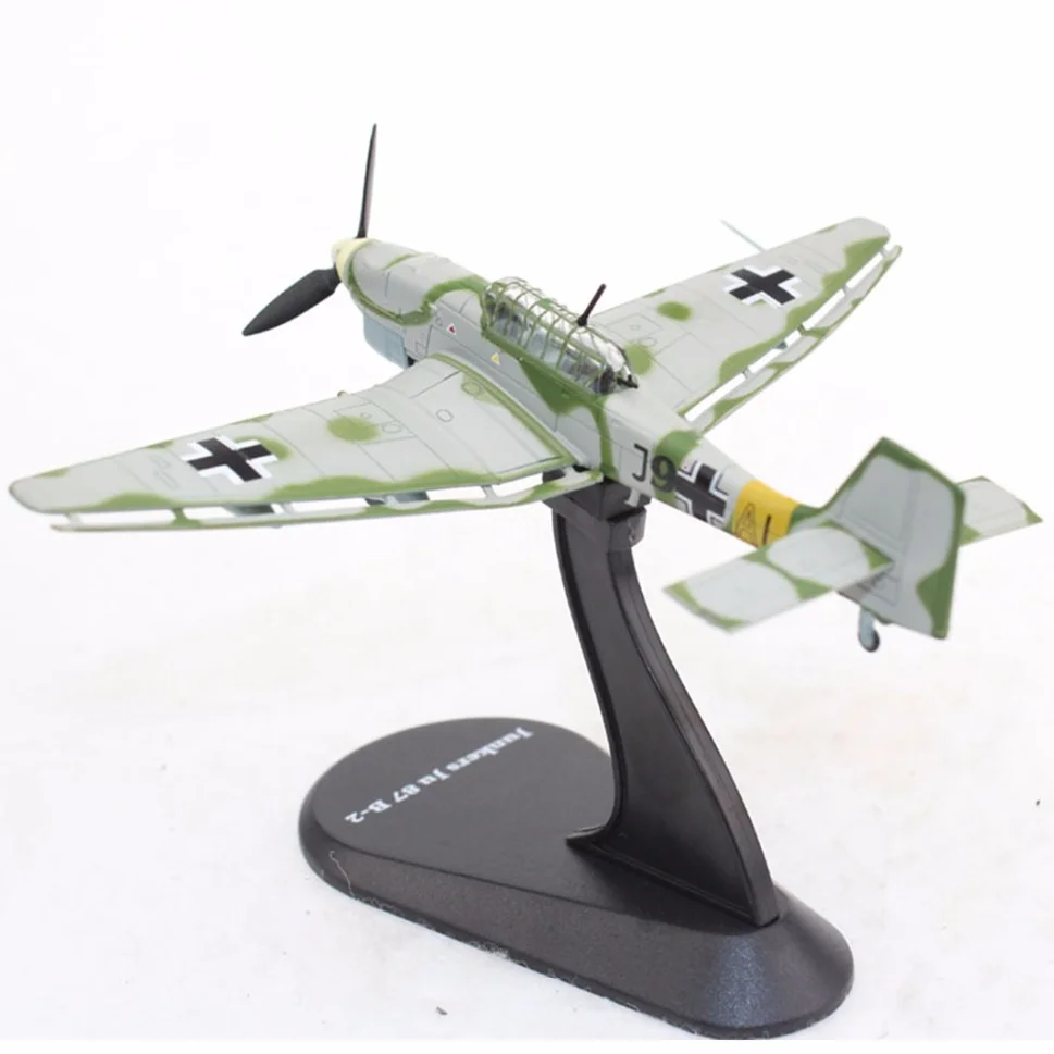 

Литье под давлением модели военного самолета 1:100 Ju 87B Stuka подводный бомбардировщик армия самолета Airlane модель игрушки для коллекции подарок