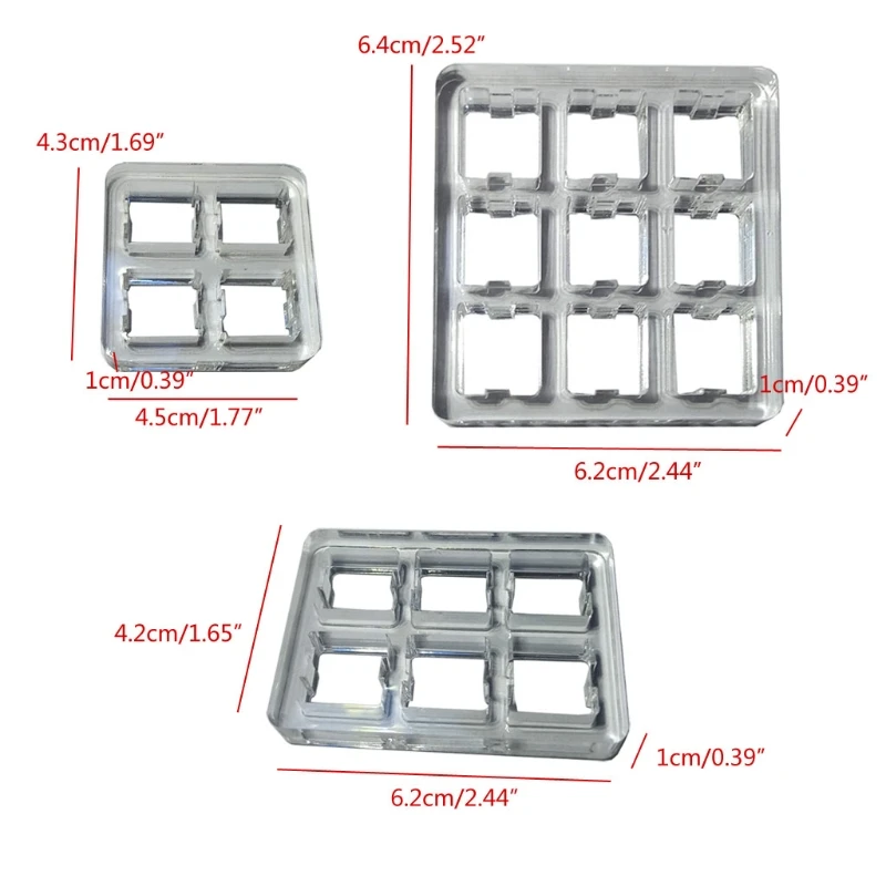 

Switch Tester Base Transparent Acrylic Plate for cherry MX Switch Storage Base