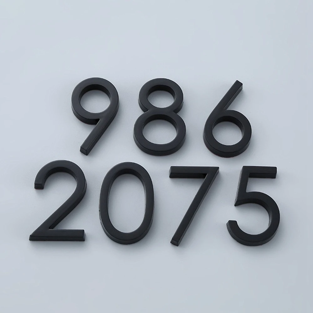 3D Номер для дома табличка с номером уличный номер почтового ящика наклейки отеля