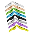 Гибкие прочные защитные очки от запотевания Модный мягкий силиконовый зажим для переносицы Удлиняющая маска зажим держатель для очков аксессуар