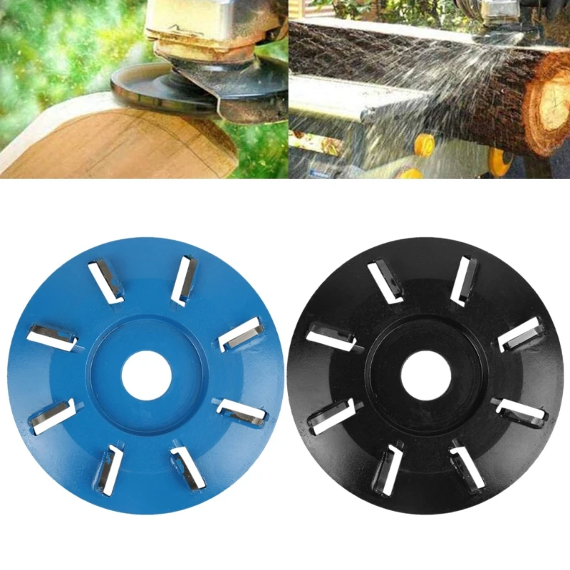 

90mm Diameter Eight Teeth Woodworking Turbo Digging Wood Carving Disc Tool W0YD
