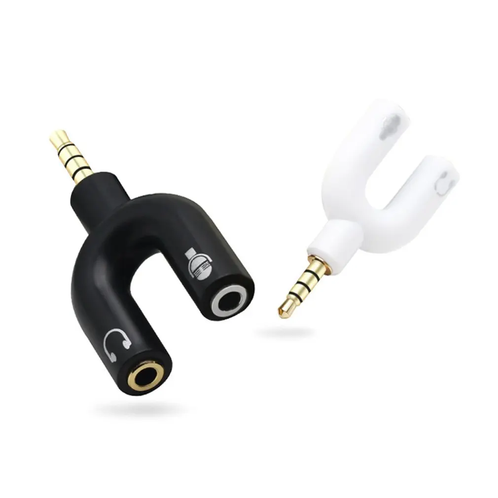 For Xbox One Adapter (TRRS) Headset Headphone Mic 2 to 1 Splitter for PS4 PC Laptop Ear Audio | Электроника