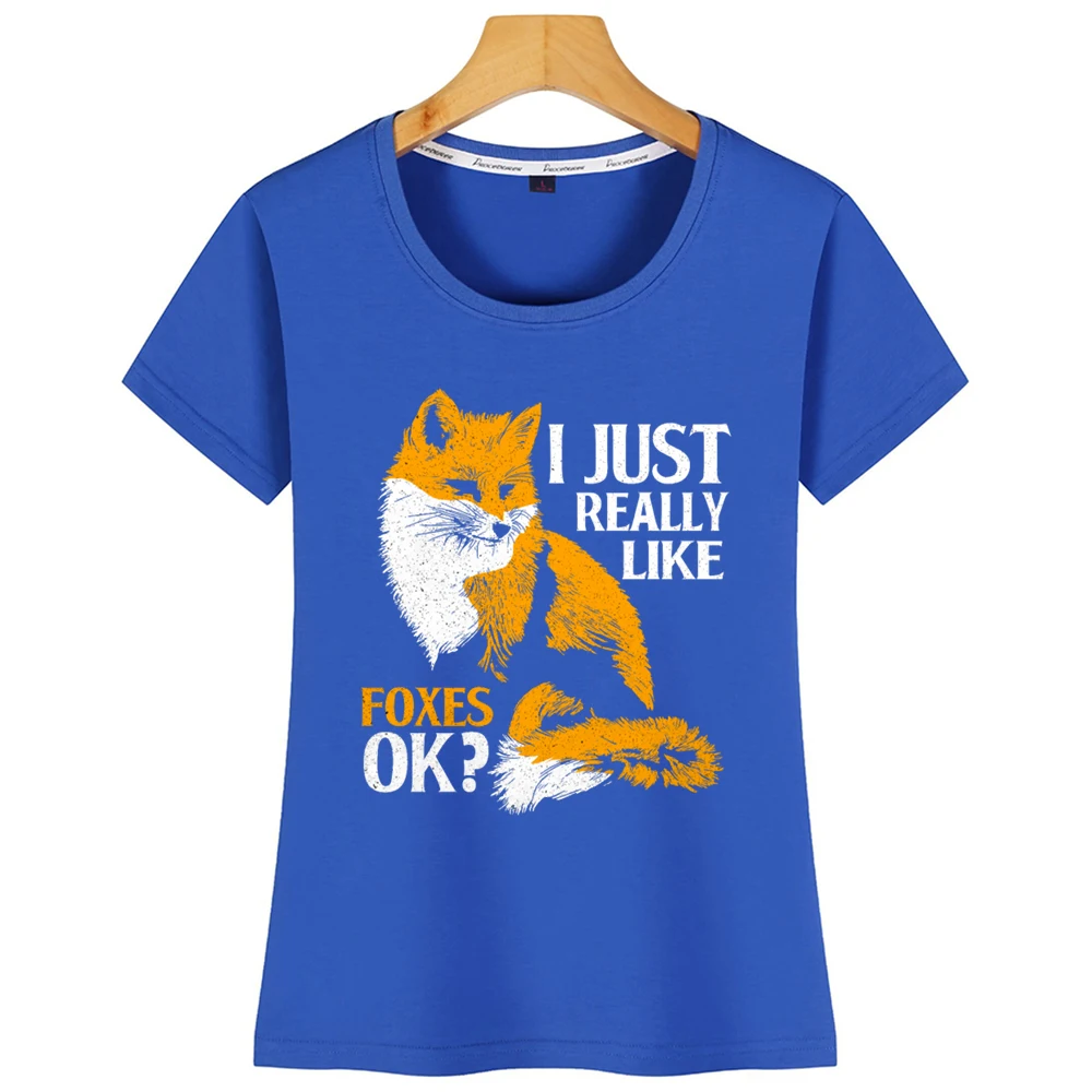 Топы Футболка женская Лиса комикс надписи хлопок Футболка| |