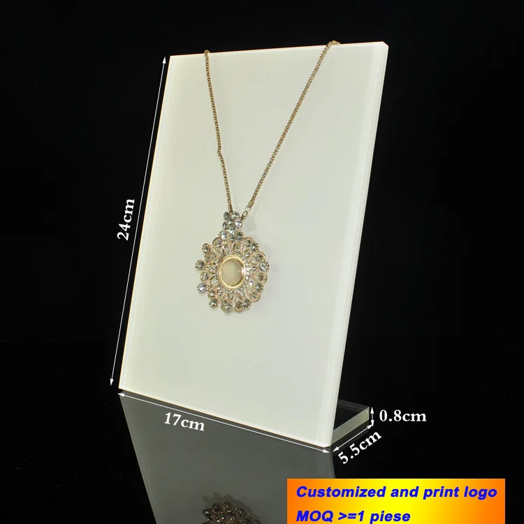 Высококачественная акриловая подставка для ожерелья подвеска демонстрации