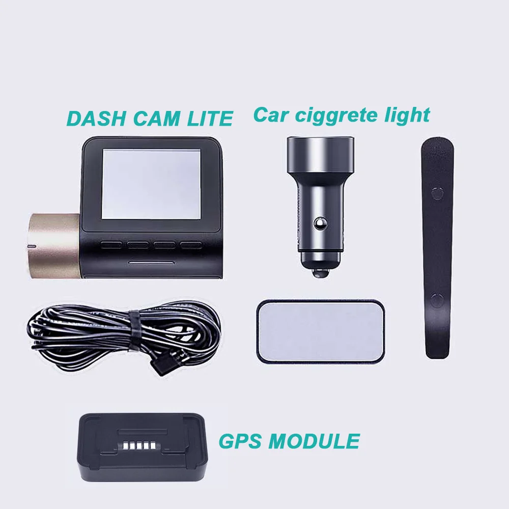 70mai Dash Cam Lite 1080P GPS Функция скорости 70 mai Cam Lite 24H Парковка Монитор 1080P 130FOV Ночного видения 70MAI Wi-Fi Автомобильный видеорегистратор - Название цвета: with GPS