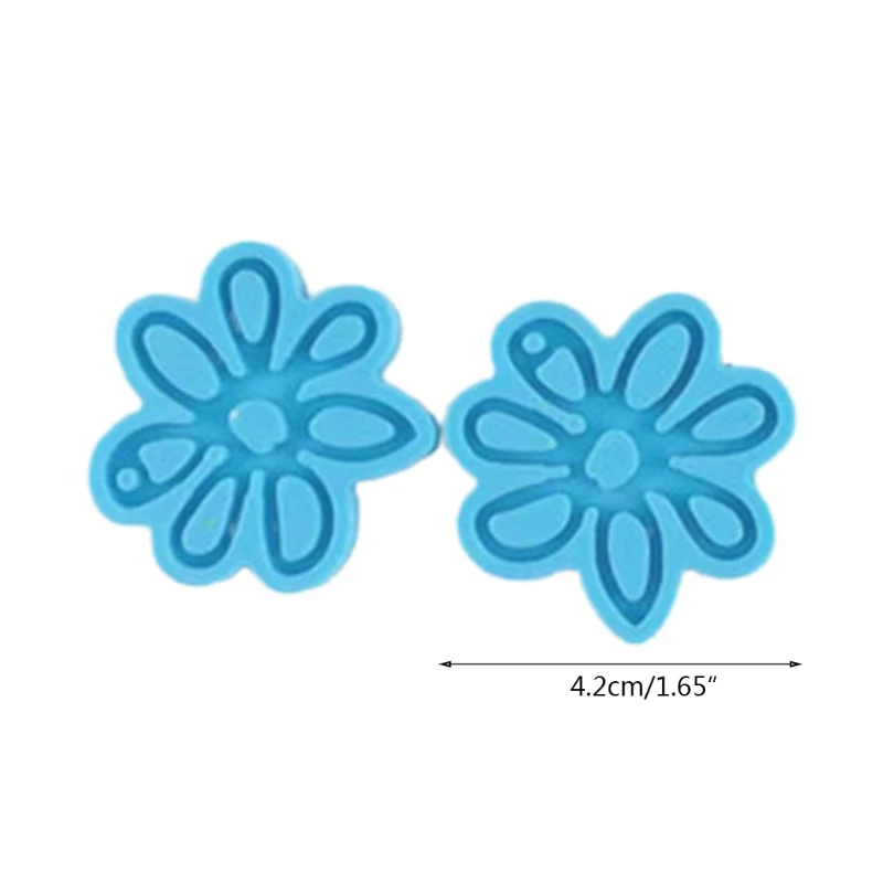 

1 Pair Earrings Epoxy Resin Mold Knot Flower Keychain Ear Drop Dangles Pendant Silicone Mould DIY Crafts Jewelry Tool