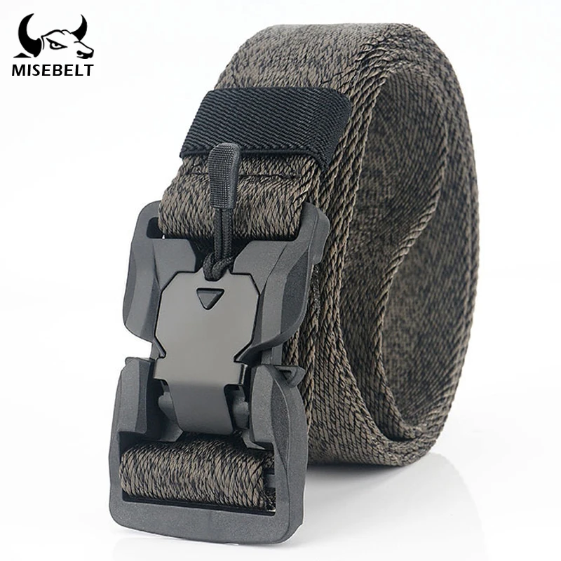 Магнитный тактический ремень с быстроразъемной магнитной пряжкой мягкий