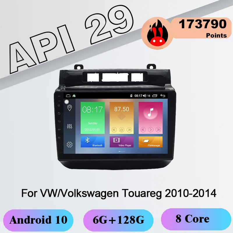 baratas Coho Android 10.0 6 + 128g Tela De Toque Reprodutor Multimídia Carro Rádio Do Carro Para Vw/volkswagen Touareg 2015-2017 Ventilador De Refrigeração