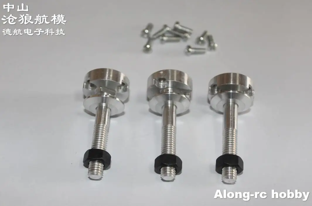 

3pcs RC Airplane Models Spinner Part for 3648-550KV (1200mm Wingspan PT17 or PC-9 F4U) 3648 Motor Shaft Propeller Adaptor