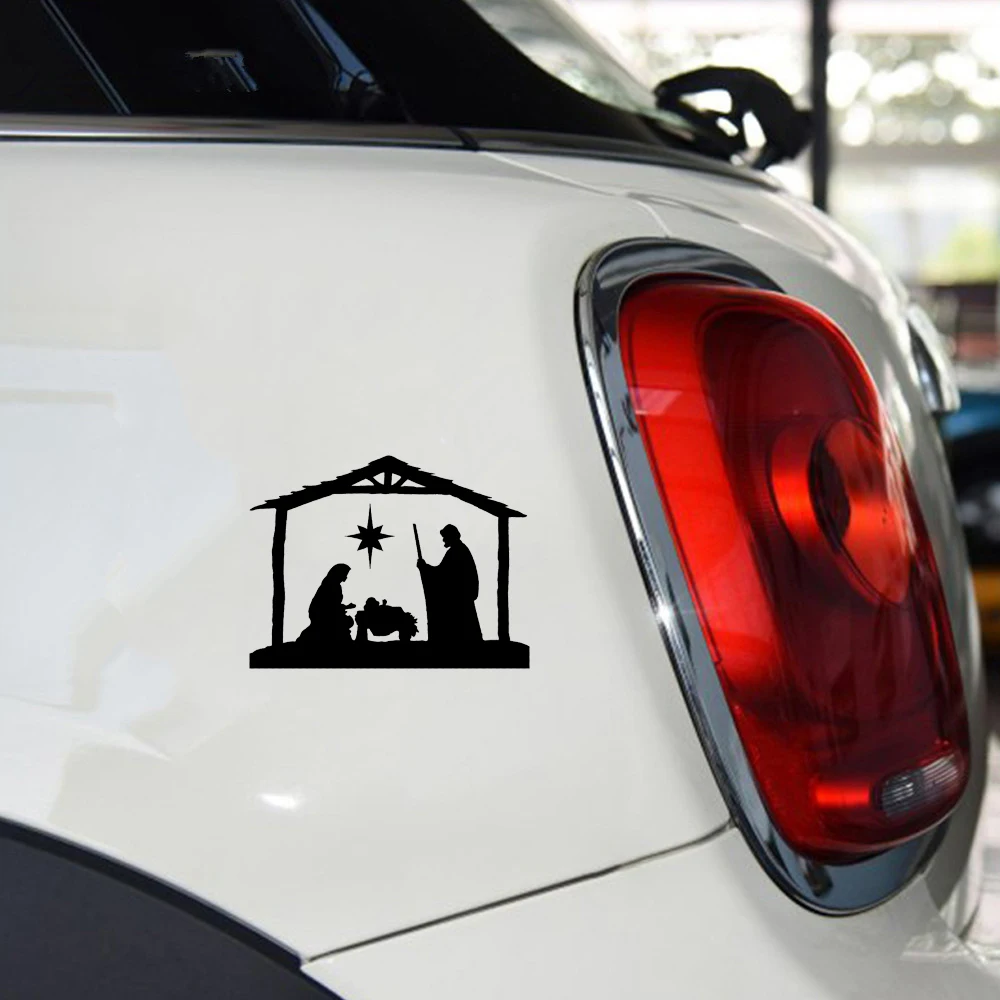 Рождественская стена с изображением Рождества модная забавная наклейка для