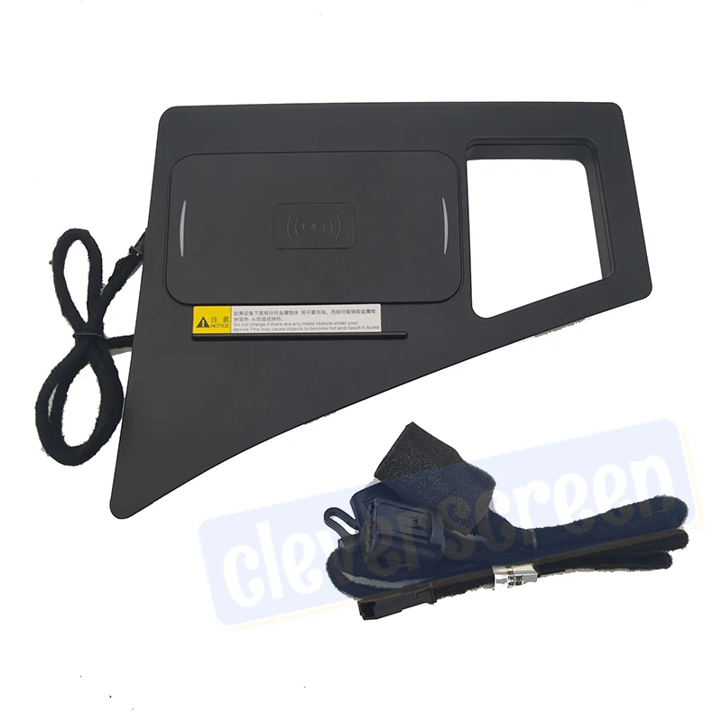 new wireless charger for audi q7 2016 2018 cordless charging board armrest box phone holder for iphone charge case free global shipping