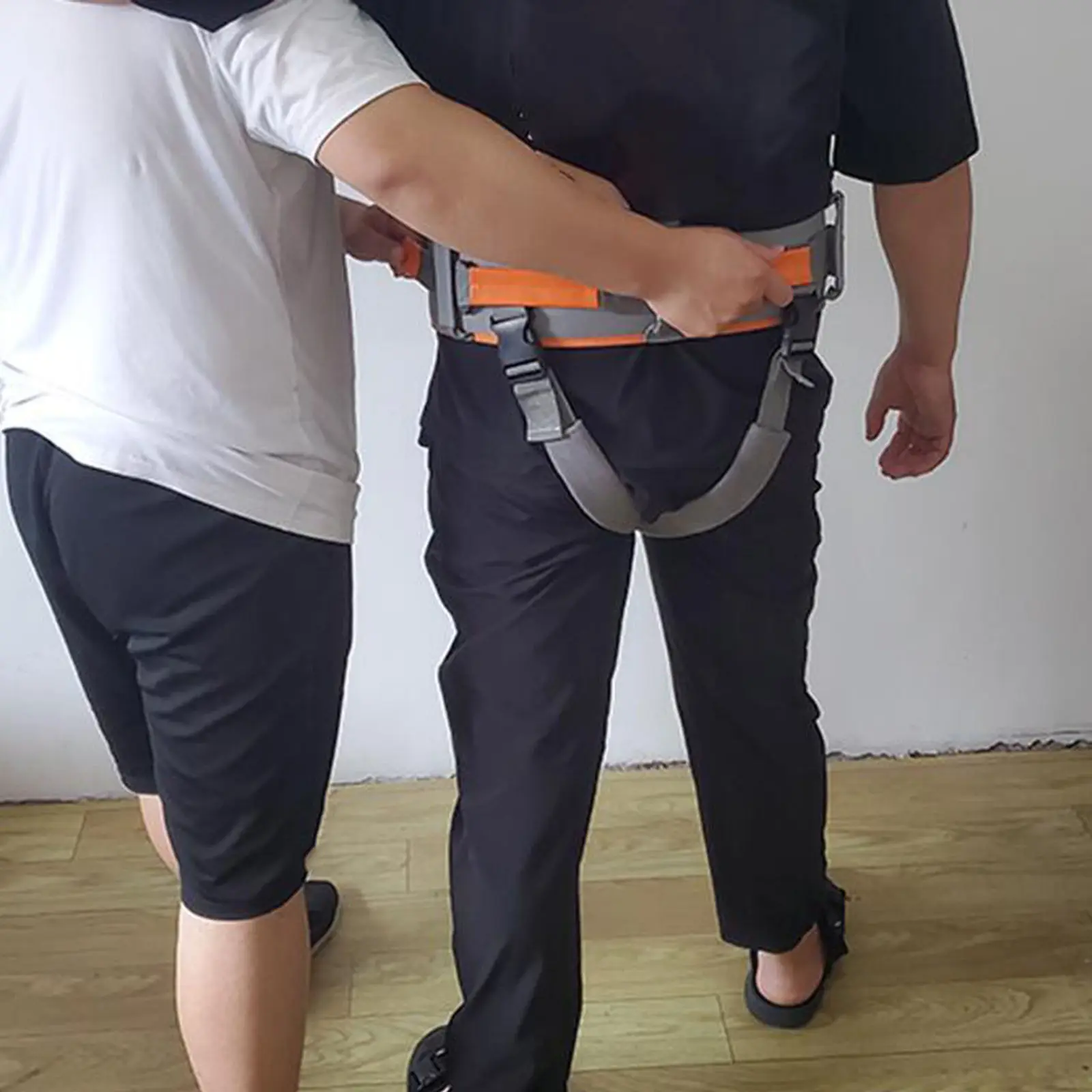 

Gait Belt Transfer & Walking Moving Tool with 7 Hand Grips Quick-Release Buckle Patient Safety Fixing Belt