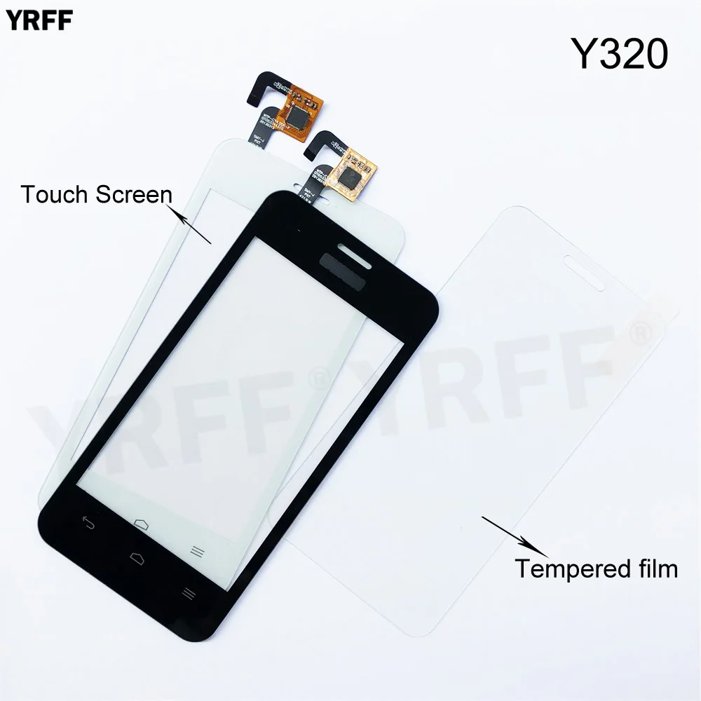 Сенсорное стекло для Huawei Ascend Y320 Y321 Y320T Y320U Y320C дигитайзер сенсорного экрана