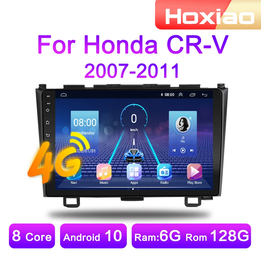 Автомагнитола 2 din мультимедийный видеоплеер с восьмиядерным процессором 4G