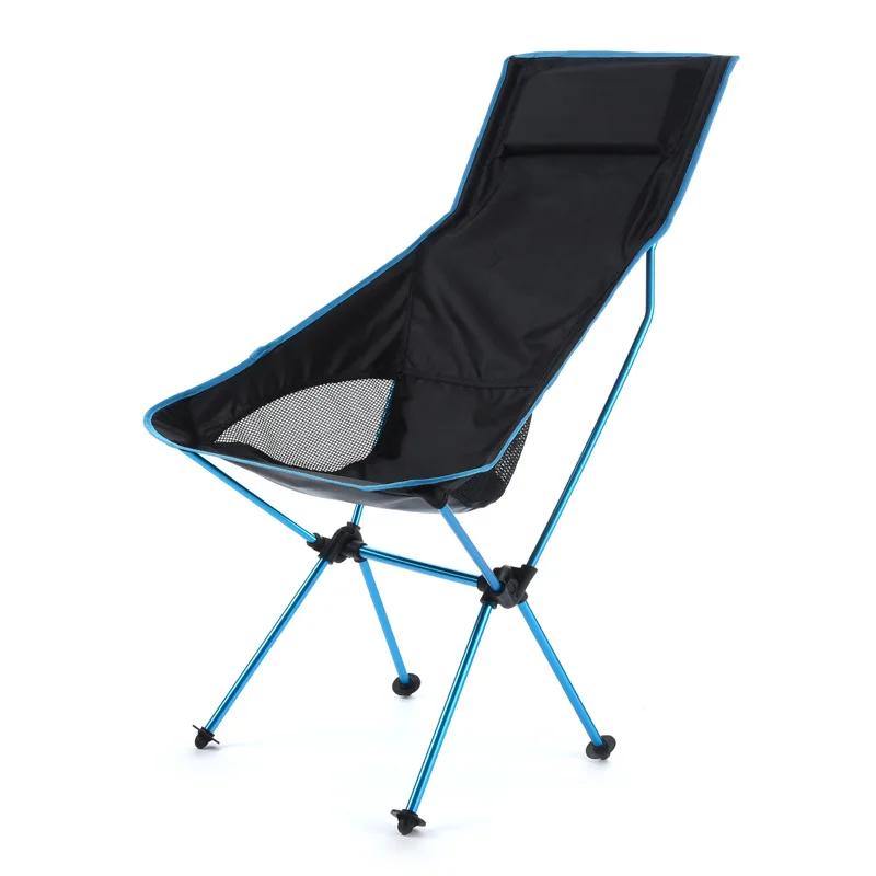 

Moon Chair Reclining Chair Camping Large Extended Outdoor Folding Chair Fishing Chair Aluminum Alloy With Pillow