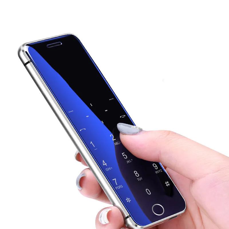 Ulcool V66 Plus мобильный телефон 1 54 " супер мини ультратонкая карта роскошный MP3 Bluetooth