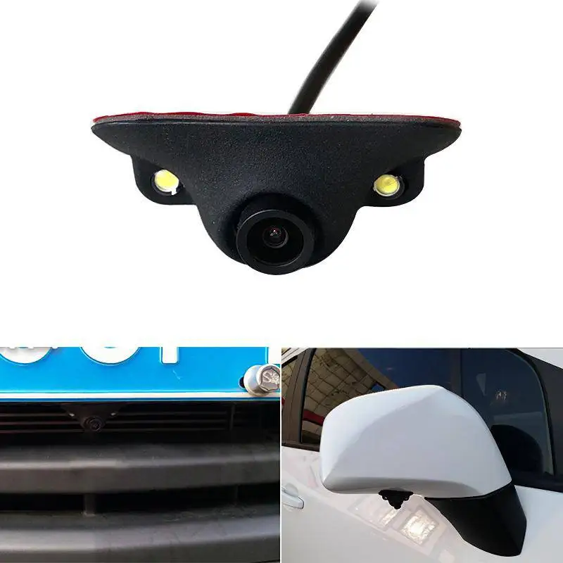 Автомобильное зеркало заднего вида Камера CCD ИК 2 светодиодный светильник Ночное