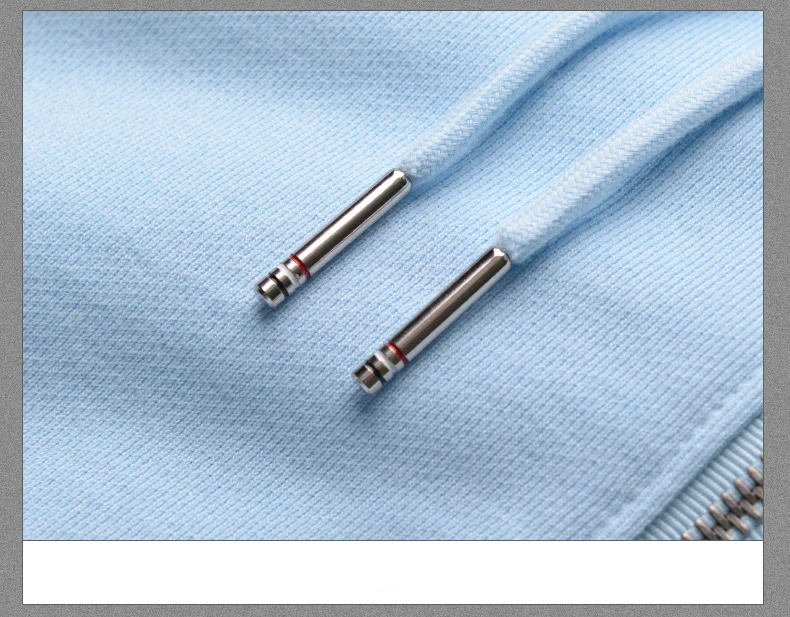 Мужская/Женская толстовка с капюшоном TB THOM синяя хлопковая куртка повседневный