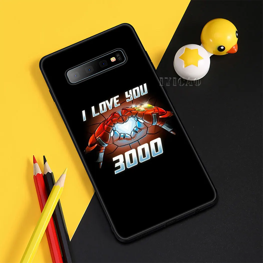 Marvel Captain Iron Man Soft Silicone Case for Samsung Galaxy S20 S10 S9 S8 Plus Lite Ultra S10e S6 S7 Edge Phone |