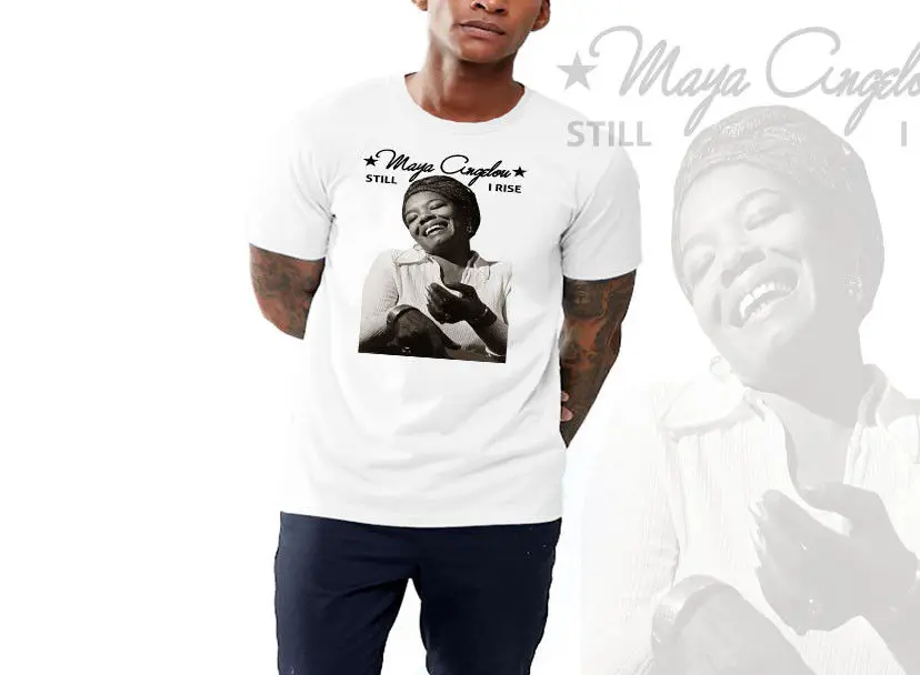 Черная футболка месяц истории Maya Angelou Malcolm X Angela Davis Mlk 21 Классическая качественная