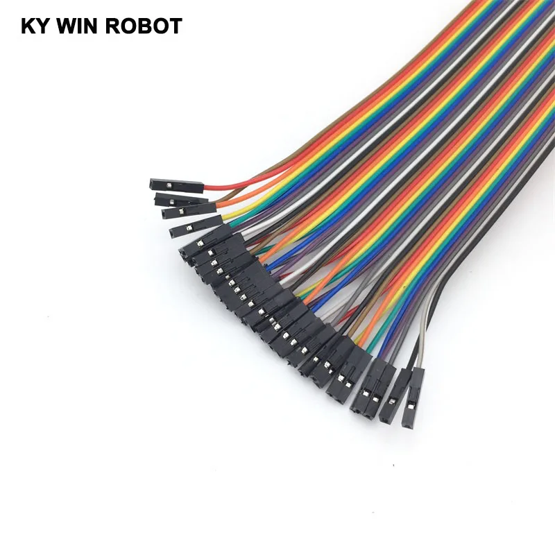 Перемычка для кабеля dupont 40 шт. перемычка линия гнездо 20 см 2 54 мм 1P набора arduino