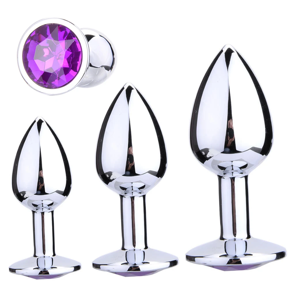Анальные секс-игрушки из нержавеющей стали массажер простаты для женщин и мужчин