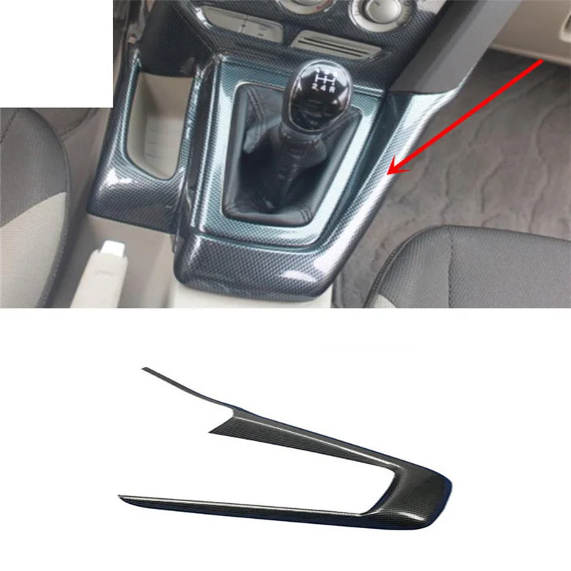 1 шт. U-образная декоративная панель из АБС-пластика и углеродного волокна для FORD