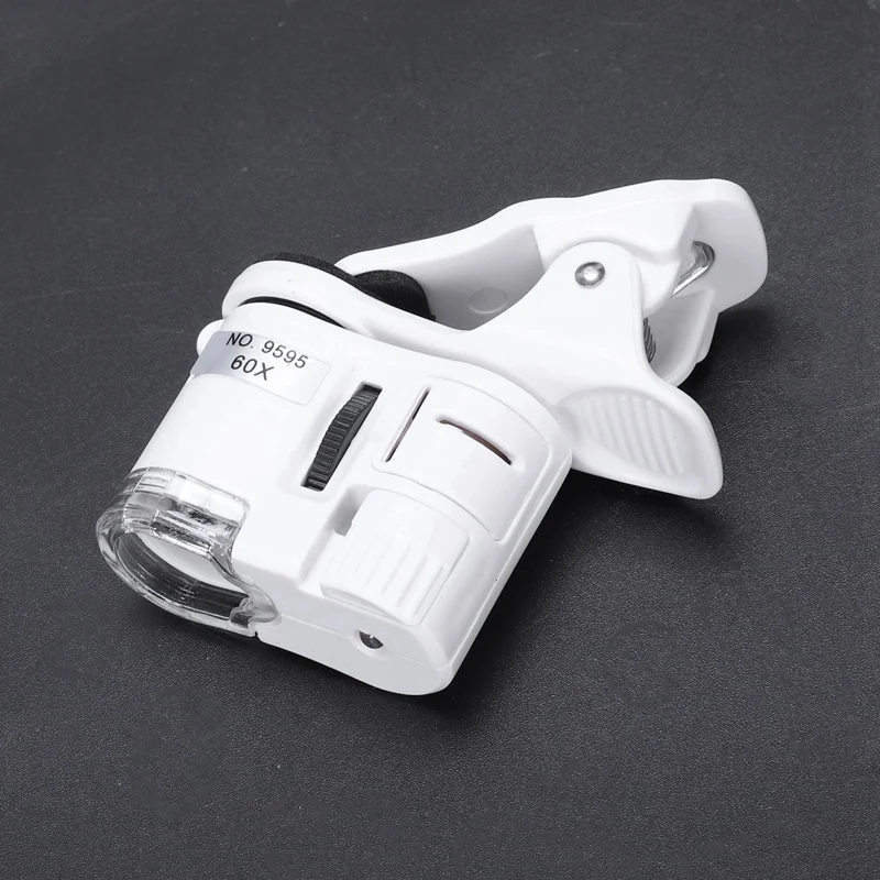 

LED 60X miniscope Jeweler Loupe nifying Glass nifying glass UV light