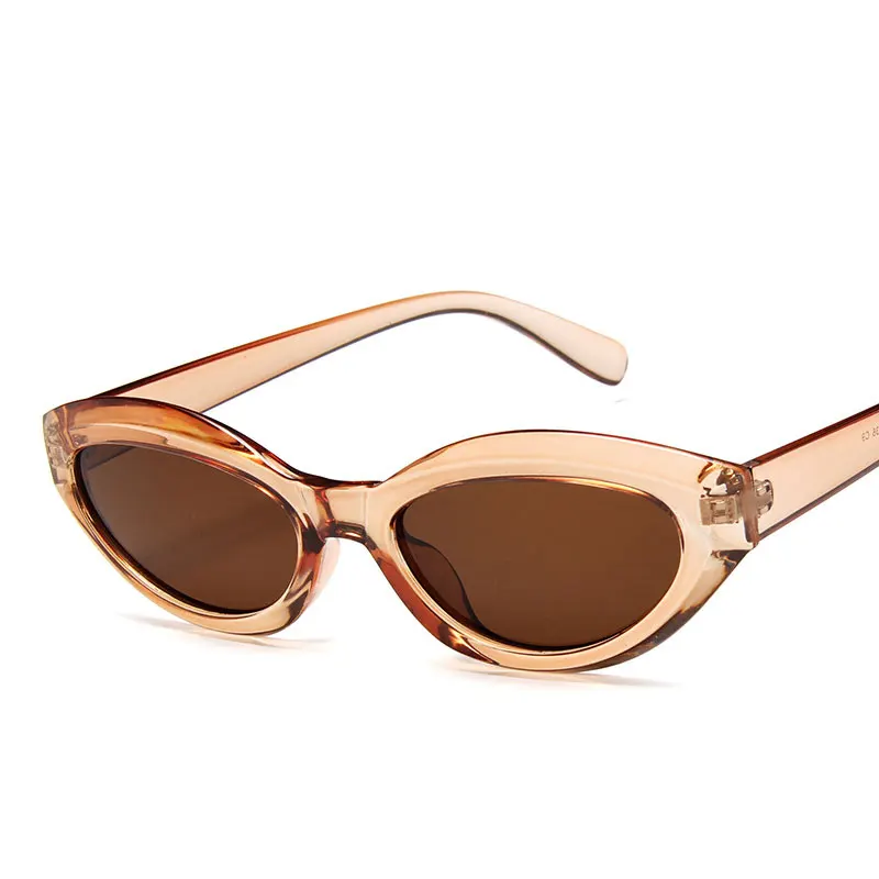 Новинка 2019 модные солнцезащитные очки в небольшой оправе Ретро стиль кошачий