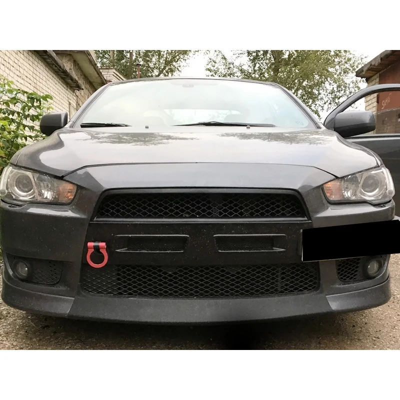 MITSUBISHI Lancer X 2007 2011 Верхняя решетка радиатора без значка ABS пластик|Передние и