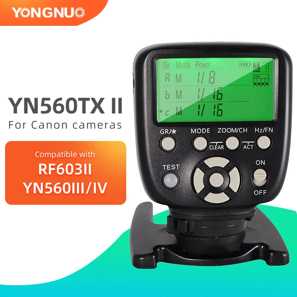 Светодиодная лампа для видеосъемки Yongnuo YN560 TX II Беспроводной контроллер триггера