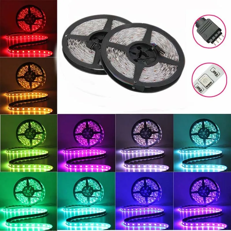 5M RGB 300 5050 LED Flexible Light Strip Non-waterproof DC12V | Лампы и освещение