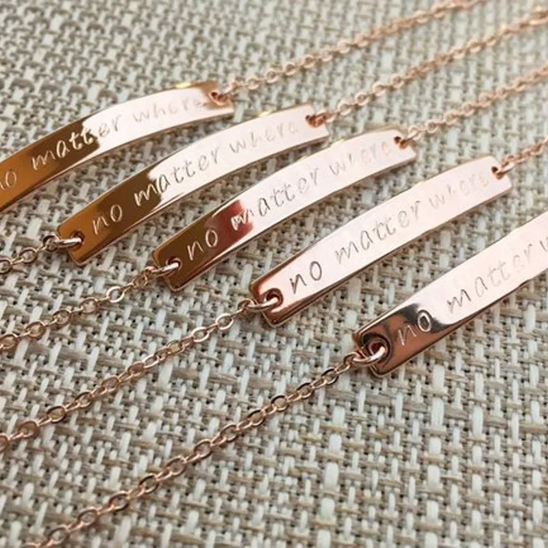 Женская цепочка с идентификационной биркой браслет именем на заказ дата розовое