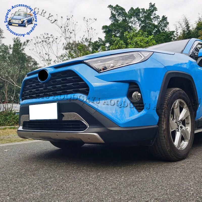 Передний и задний Противоскользящий бампер из нержавеющей стали для Toyota RAV4 2019 2020