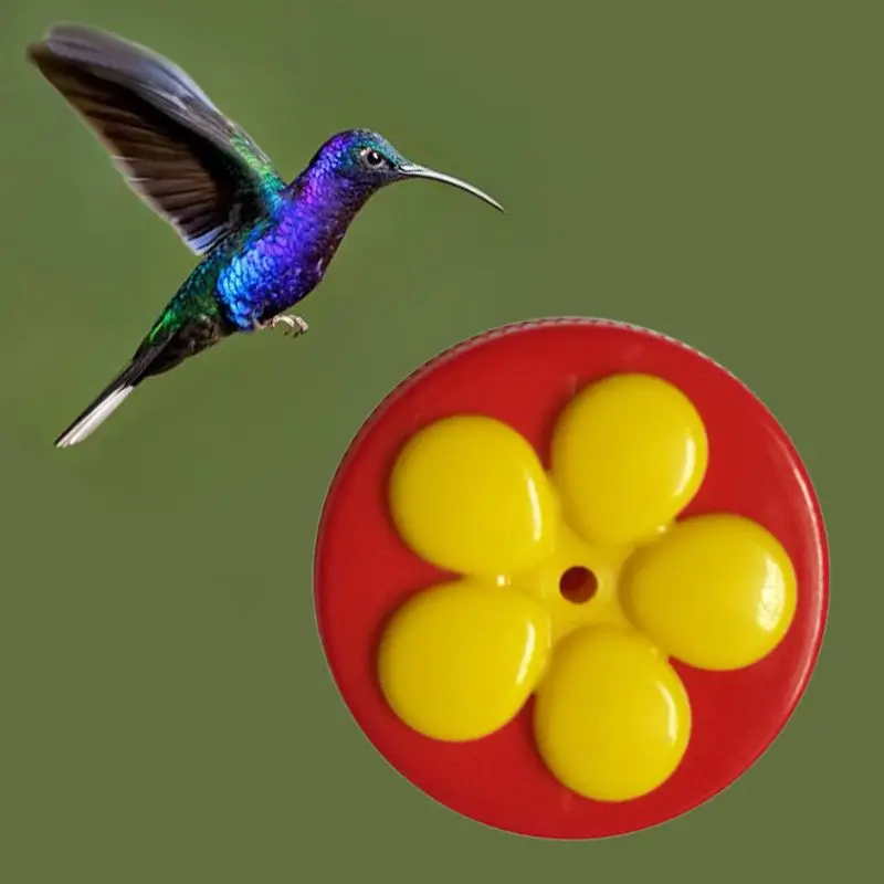Форма цветов ручной работы птица Колибри кормушки поилки пластиковые семена и