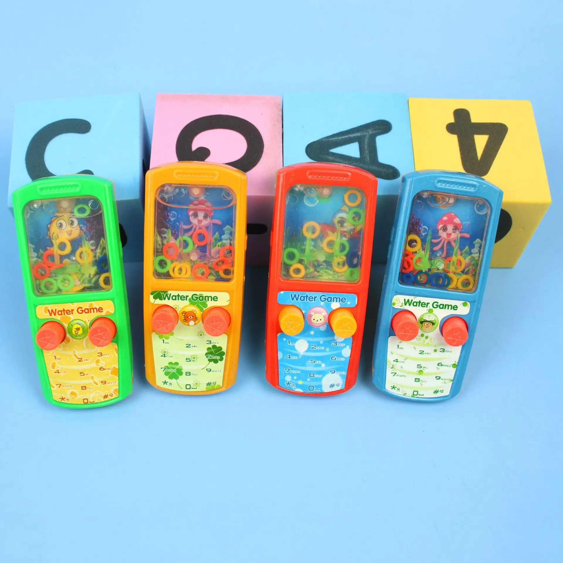 Забавная водяная игра с кольцом форма мобильного телефона водное кольцо Детские
